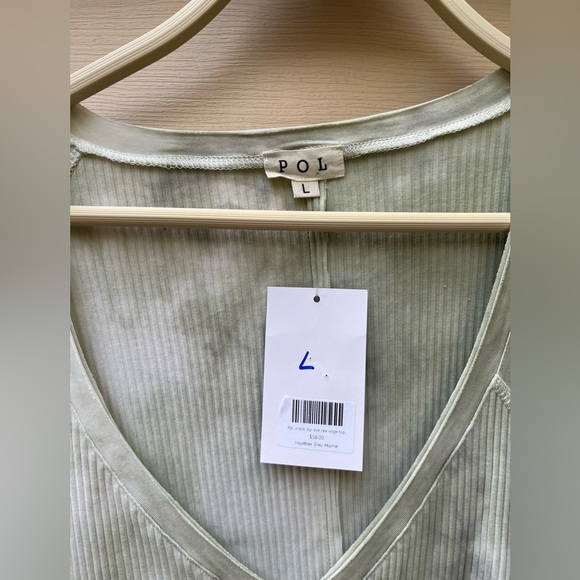 POL Green/White Tye Dye Shirt - NWT, size Large - Picture 4 of 7